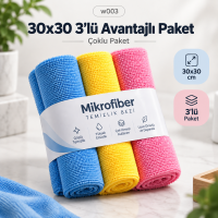 30x30 3'lü Avantajlı Paket