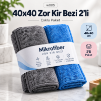 40x40 Zor Kir Bezi 2'li