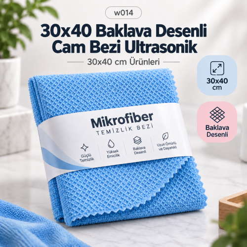 30x40 Baklava Desenli Cam Bezi Ultrasonik 30x40 Baklava Desenli Cam Bezi Ultrasonik
