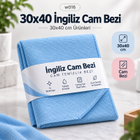 30x40 İngiliz Cam Bezi